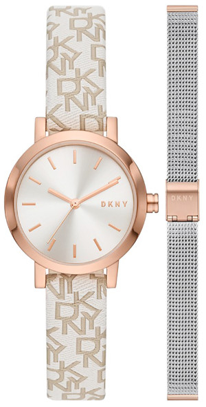 Zegarek DKNY NY6605SET / SOHO GIFT SET / damski / pasek