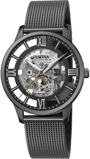 Zegarek Festina F20535-1 / Classic Automatic Skeleton / męski