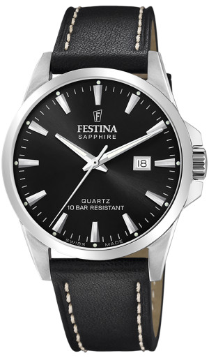 Zegarek Festina F20025-4 / Swiss Made Classics / męski / pasek