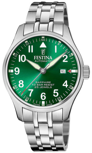 Zegarek Festina F20151-B / Classic Automatic / męski / bransoleta