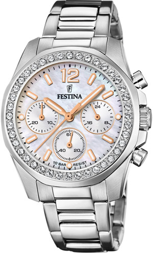 Zegarek Festina F20606-1 / Boyfriend Rainbow Chronograph / damski