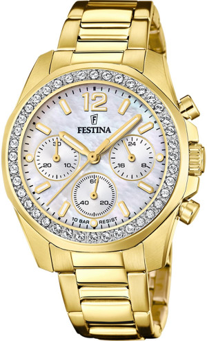 Zegarek Festina F20609-1 / Boyfriend Rainbow Chronograph / damski