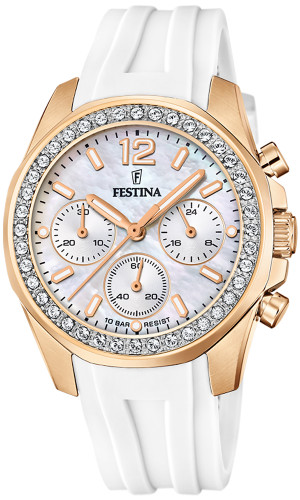 Zegarek Festina F20611-1 / Boyfriend Rainbow Chronograph / damski