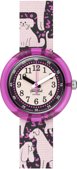Zegarek Flik Flak FPNP163 / WOOF WOOF TIME / dla dziewczynki