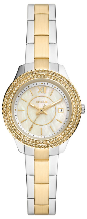 Zegarek Fossil ES5138 / STELLA MINI Bicolor Stainless Steel 30mm / damski