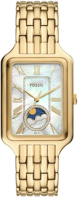 Zegarek Fossil ES5398 / Raquel Sun Moon Gold Stainless Steel 29mm  / damski