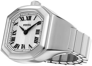 Zegarek Fossil ES5482 / w formie pierścionka Harlow / damski