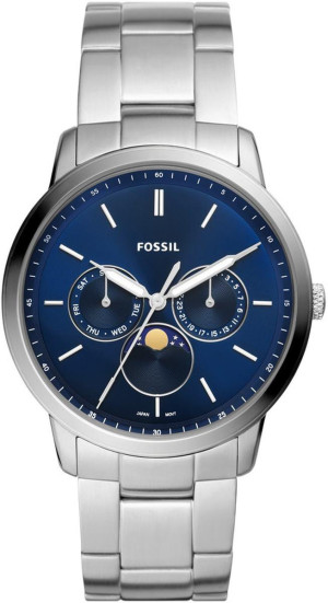 Zegarek Fossil FS5907 / NEUTRA MINIMALIST Moonphase Stainless Steel 42mm / męski