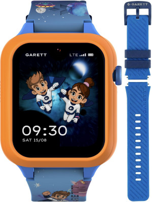 Zegarek Garett 5904238487341 / Smartwatch Garett Kids Essa 2 AI 4G Niebieski + Obudowa i Pasek / dla dzieci