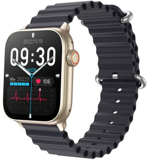 Zegarek Hagen HC63.115.534 / Smartwatch HC63 Złoto czarny / damski
