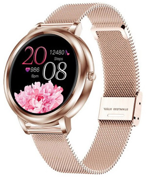Zegarek Hagen HD11.110.1410 / Smartwatch HD11 różowe złoto / damski