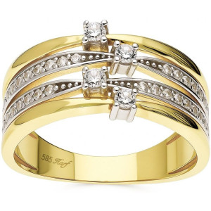 Biżuteria damska Harf M-107-P-YG-15