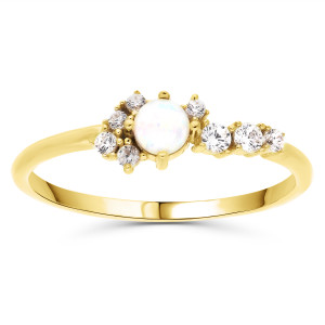 Biżuteria damska Harf M-137P-GZ-OPC