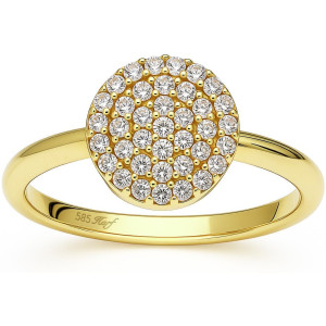 Biżuteria damska Harf M-429-P-YG-14