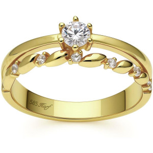 Biżuteria damska Harf M-469-P-YG-13