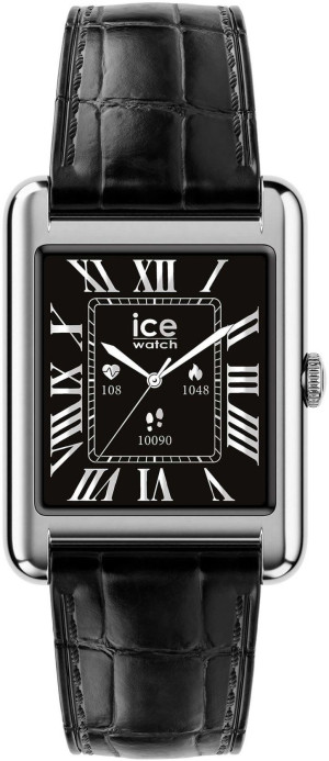 Zegarek ICE Watch ICE.025380 / ICE Smart - TKS 2.0 Rectangular Silver Black rozm. M / damski