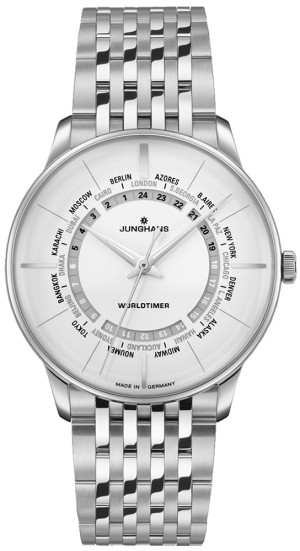 Zegarek Junghans 27/3011.45 / Meister Worldtimer 40mm / męski