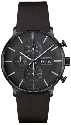 Zegarek Junghans 27/4371.03 / FORM A Chronoscope English Date 42mm / męski