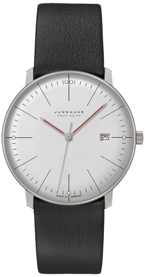 Zegarek Junghans 59/2326.02 / Max Bill Mega Solar 38mm / męski