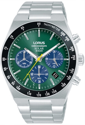 Zegarek Lorus RZ523AX9 / Chronograph Solar / męski / bransoleta