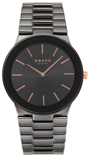 Zegarek Obaku Denmark V281GXBBCB / Svale - Dark / męski
