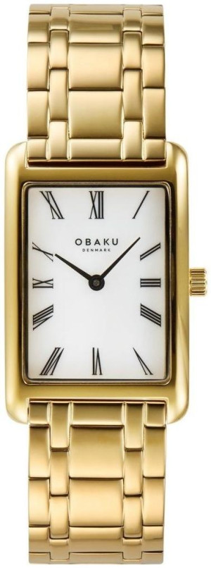 Zegarek Obaku Denmark V311LXGWSG / Linde - Gold / damski