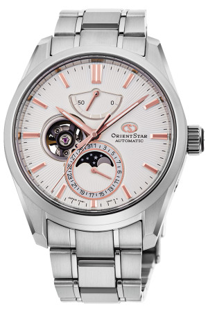 Zegarek Orient Star RE-AY0003S00B / Contemporary Moon Phase Open Heart Automatic / męski