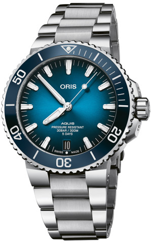 Zegarek Oris 01 400 7763 4135-07 8 24 09PEB / AQUIS DATE CALIBRE 400 / męski