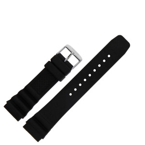 Pasek męski Traser TS-105693 / 22mm Rubber Black