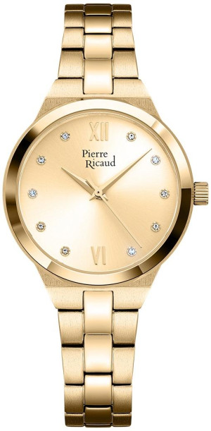 Zegarek Pierre Ricaud P22065.1181Q / Gold Stainless Steel 32mm / damski