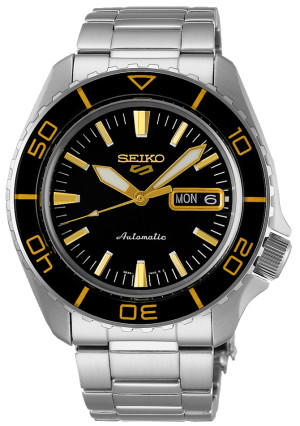 Zegarek Seiko SRPK99K1 / 5 Sports Automatic SKX Blacktone Redux / męski