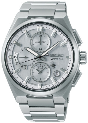Zegarek Seiko SSH159J1 / Astron GPS Solar 5X Dual-Time Chronograph 42mm / męski