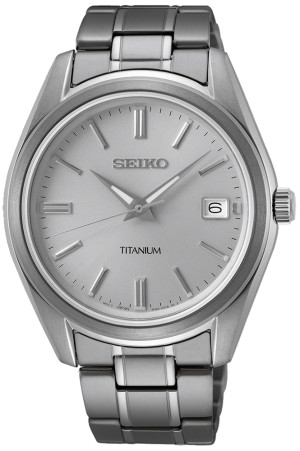 Zegarek Seiko SUR369P1 / Classic Quartz Titanium / męski