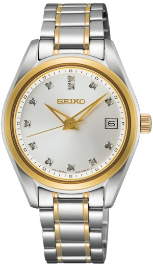 Zegarek Seiko SUR582P1 / Classic Lady Diamonds / damski / bransoleta