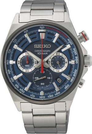 Zegarek Seiko SSB407P1 / Chronograph Quartz 100m / męski