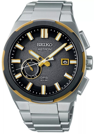 Zegarek Seiko SSJ026J1 / Astron GPS Solar 42mm / męski / bransoleta