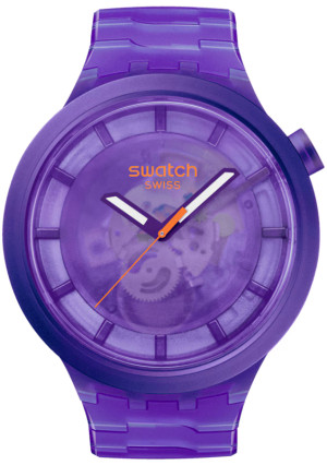 Zegarek Swatch SB05V103 / PURPLE JOY / unisex / pasek
