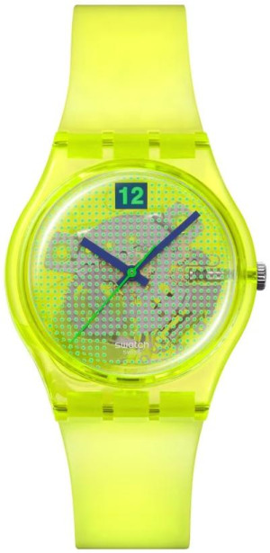 Zegarek Swatch SO28J103 / LUMINOUSLY LEMON / damski / pasek