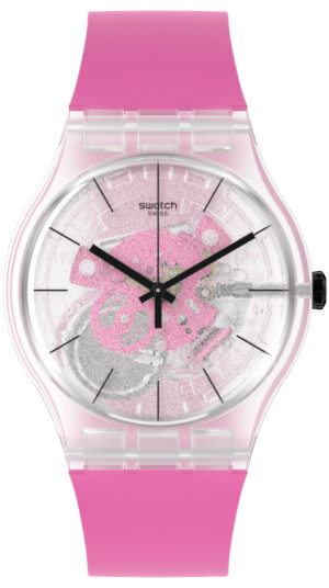 Zegarek Swatch SO29K107 / PINK DAZE / damski / pasek