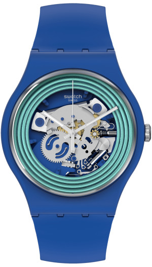 Zegarek Swatch SO29N103-5300 / BLUE RINGSPAY! / męski / pasek