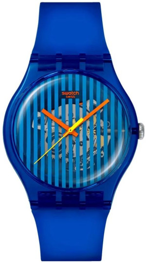 Zegarek Swatch SO29S102 / BRILLIANTLY BLUE / męski / pasek