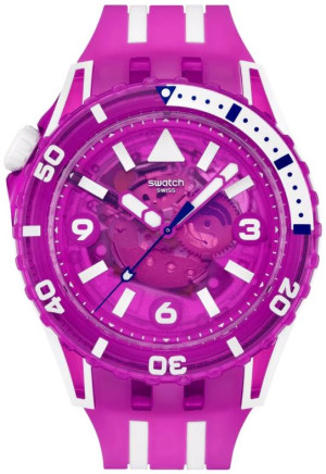 Zegarek Swatch SSCU09P100 / FLOWER HAT / damski / pasek