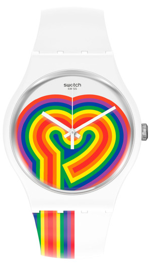 Zegarek Swatch SUOW171 / BEATING LOVE / unisex / pasek
