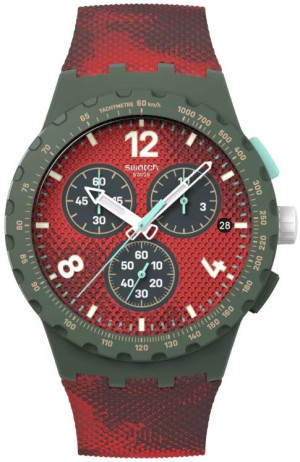 Zegarek Swatch SUSG410 / CRIMSON FOLIAGE / męski / pasek