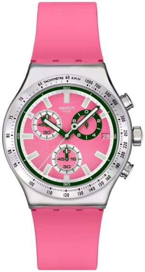 Zegarek Swatch YVS538 / BERRY REFLECTIVE / damski / pasek
