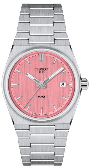 Zegarek Tissot T137.210.11.331.00 / PRX Quartz Pink 35mm / damski