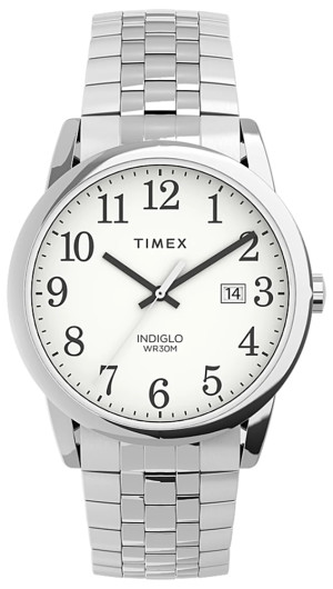 Zegarek Timex TW2V40000 / Easy Reader 38mm Stainless Steel Expansion Band / męski