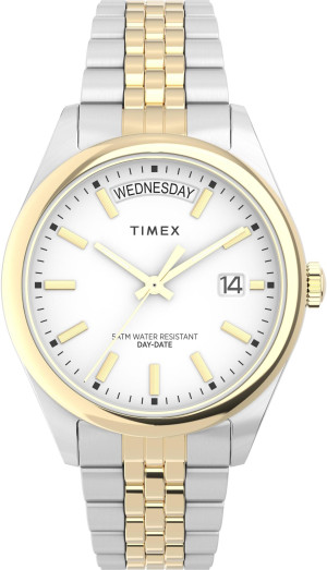 Zegarek Timex TW2V68500 / Legacy Day and Date 36mm Stainless Steel Bracelet / damski