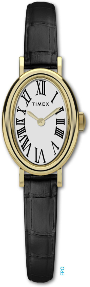 Zegarek Timex TW2W78300 / Cavatina Black Leather Strap 19mm / damski