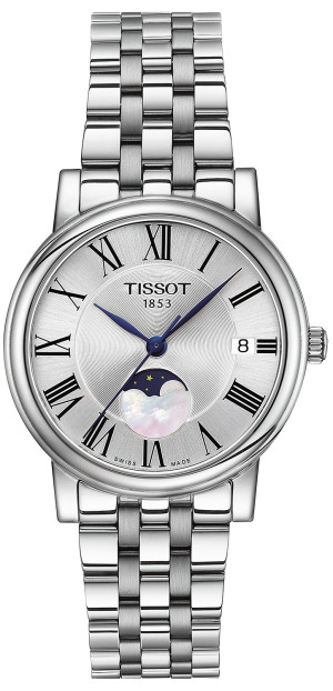 Zegarek Tissot T122.223.11.033.00 / CARSON PREMIUM LADY MOONPHASE 32mm / damski